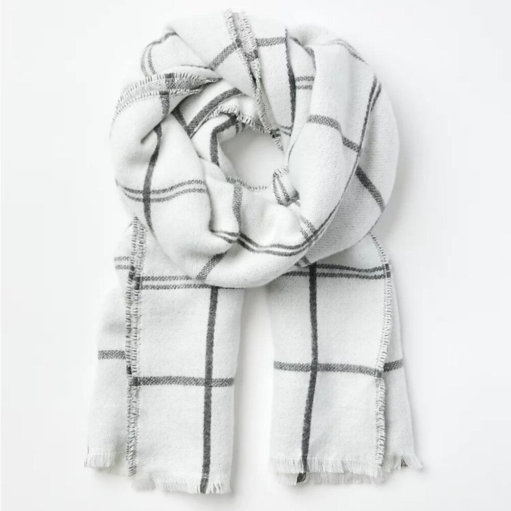 LOFT - Plaid Reversible Scarf
